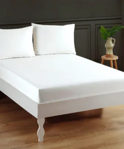 Plain White Fitted Bed Sheet
